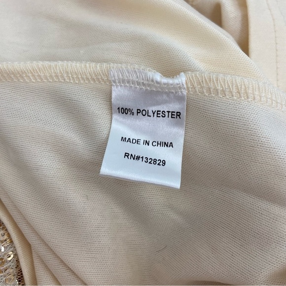 Superdown Stevie Sweetheart Mini Dress in Gold Sequin - Picture 7 of 7